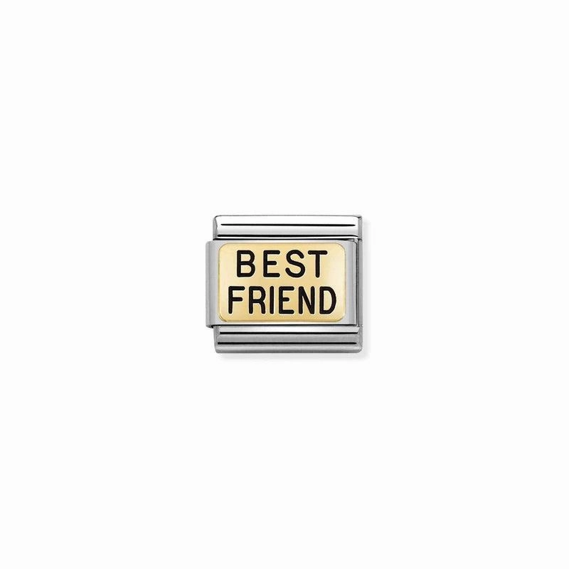 Nomination Composable Link Best Friend, 18K Gold