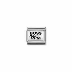 Nomination Composable Link Boss Man, Silver