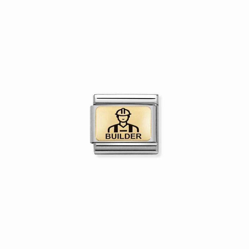 Nomination Composable Link Builder, 18K Gold