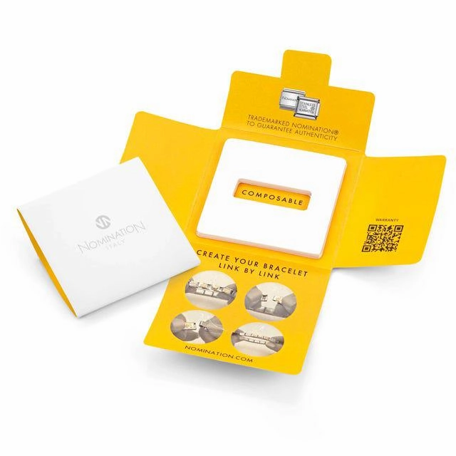 Nomination Composable Link Cyprus Island, 18K Gold