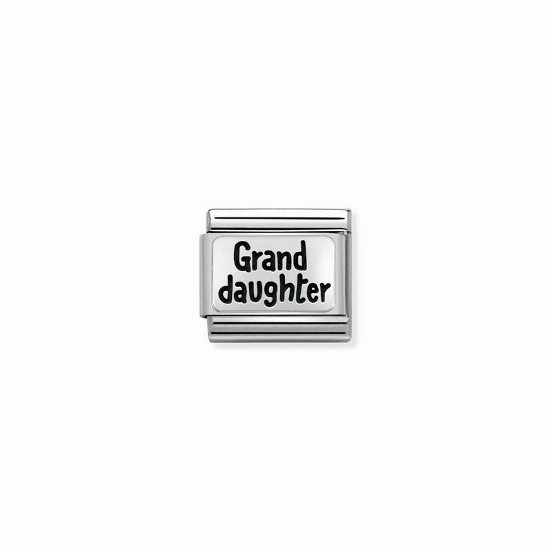 Nomination Composable Link Granddaughter, Silver
