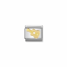 Nomination Composable Link Guitar, 18K Gold