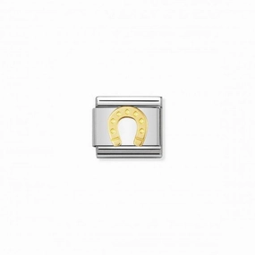 Nomination Composable Link Horseshoe, 18K Gold