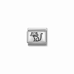 Nomination Composable Link Kitten, Silver