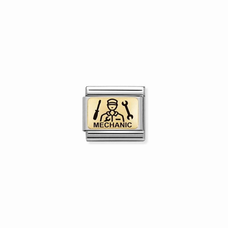Nomination Composable Link Mechanic, 18K Gold