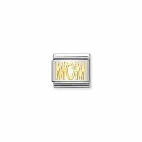 Nomination Composable Link Mom, 18K Gold