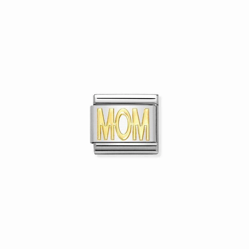 Nomination Composable Link Mom, 18K Gold