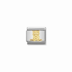 Nomination Composable Link Owl, 18K Gold