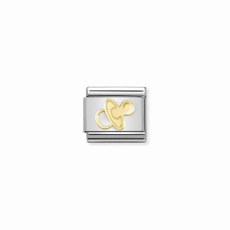 Nomination Composable Link Pacifier, 18K Gold