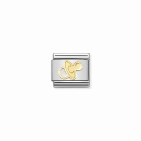Nomination Composable Link Pacifier, 18K Gold