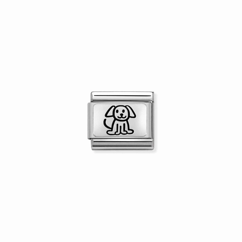 Nomination Composable Link Puppy, Silver