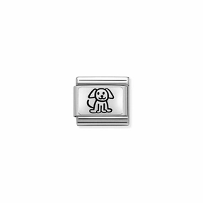 Nomination Composable Link Puppy, Silver