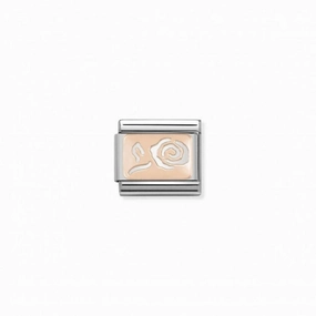 Nomination Composable Link Rose, 9K Rose Gold