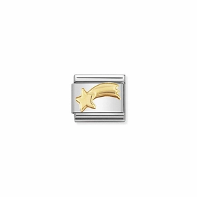 Nomination Composable Link Shooting Star, 18K Gold