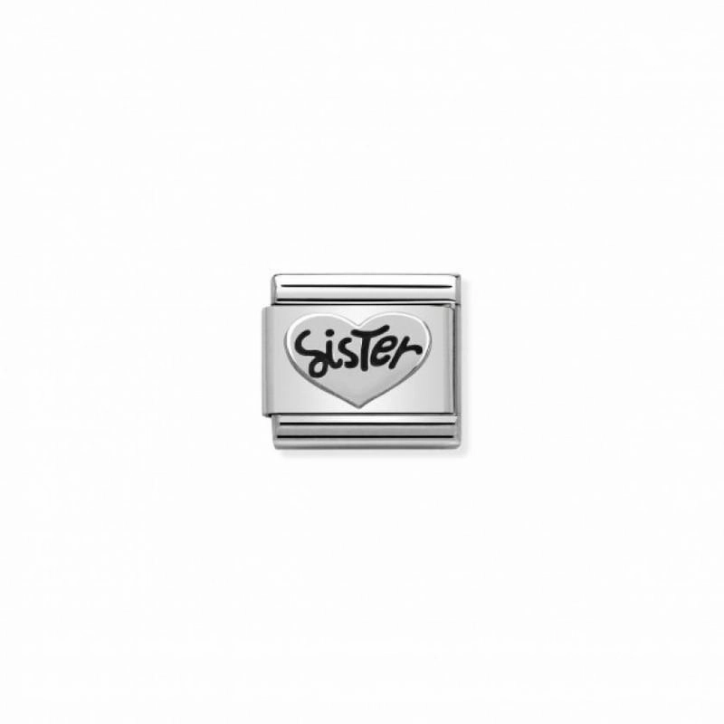Nomination Composable Link Sister, Silver