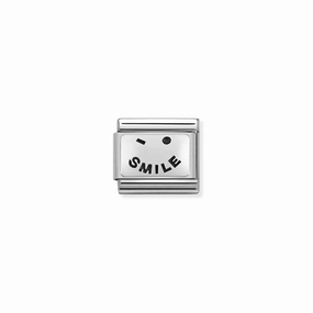 Nomination Composable Link Smile, Silver