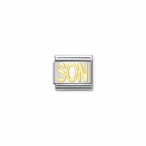 Nomination Composable Link Son, 18K Gold