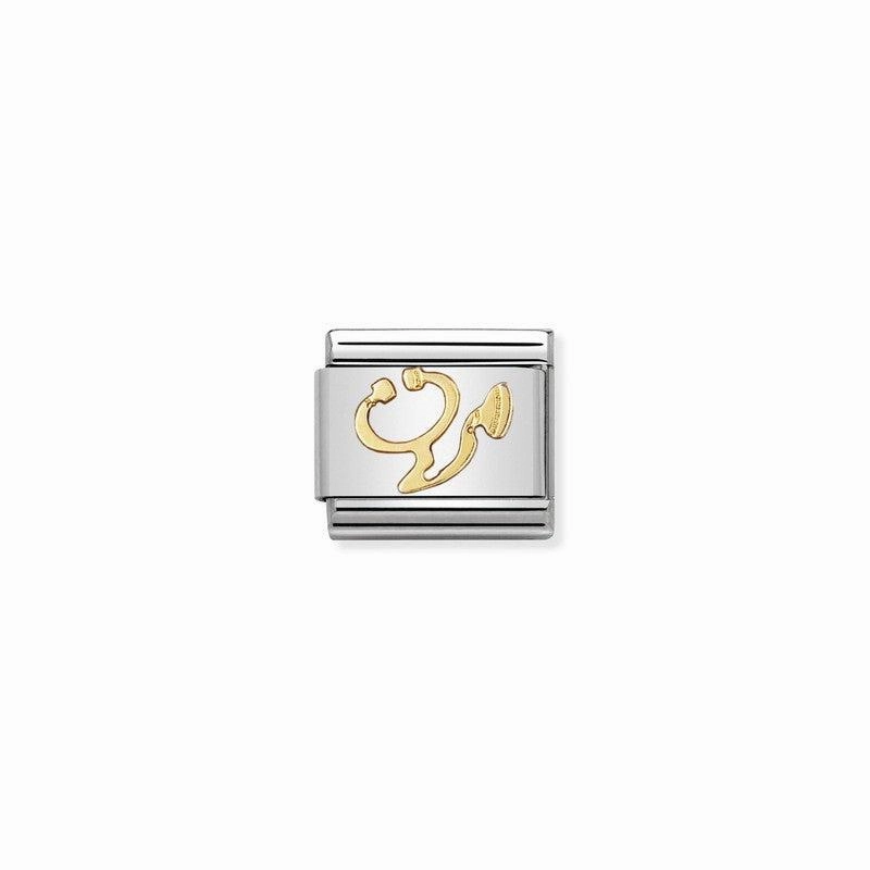 Nomination Composable Link Stethoscope, 18K Gold