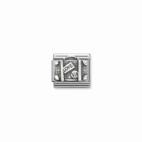 Nomination Composable Link, Travelling Suitcase, Silver