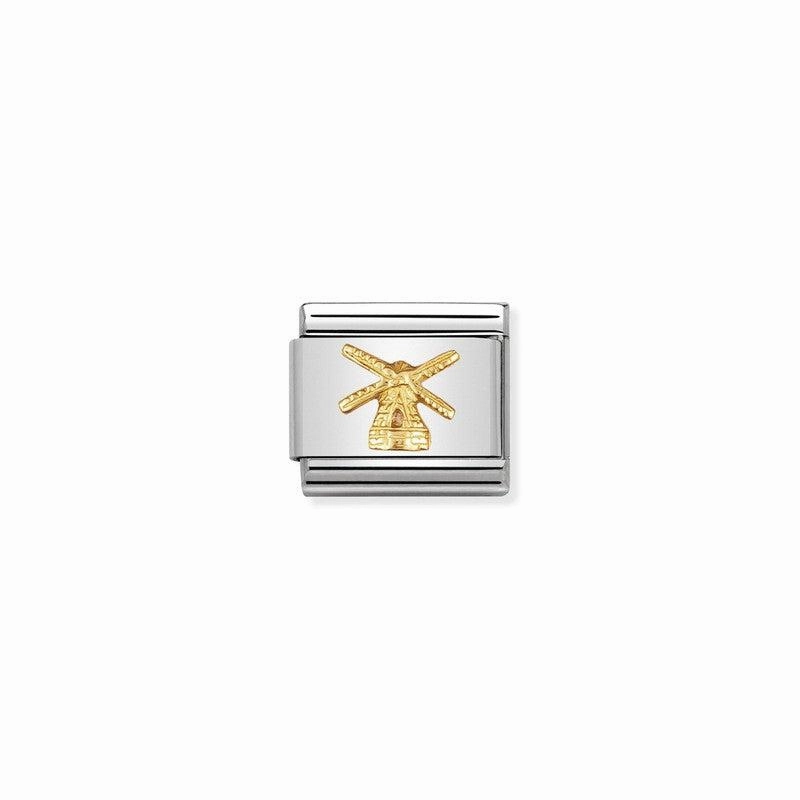 Nomination Composable Link Windmill, 18K Gold