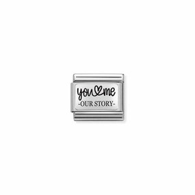 Nomination Composable Link You And Me Our Story, Silver