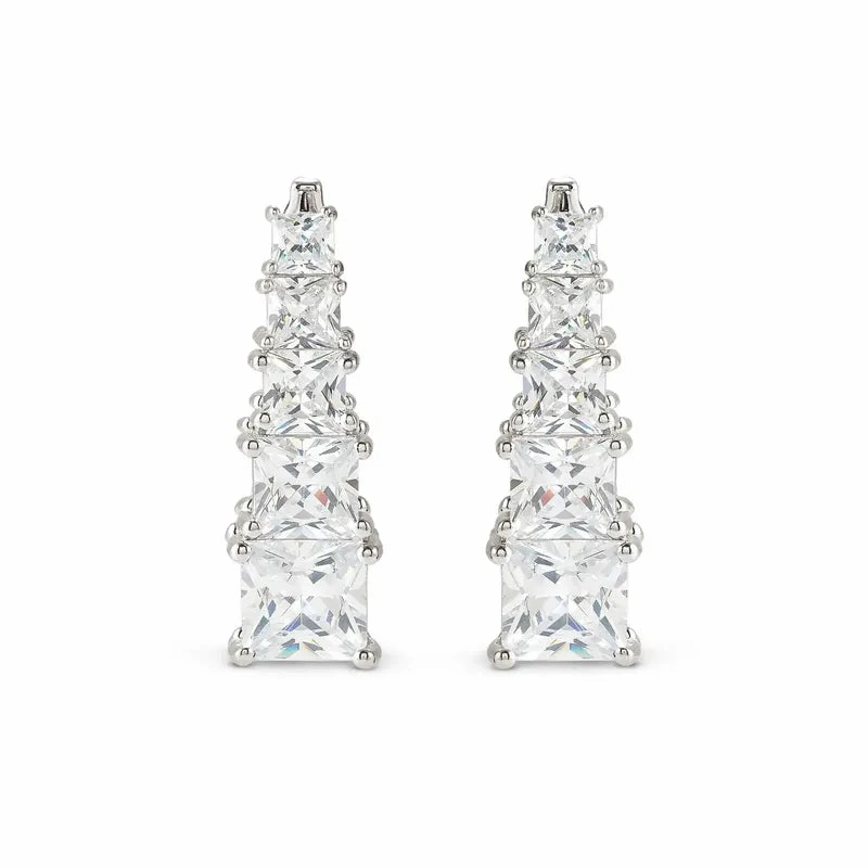 Nomination Daytonight Earrings with Cubic Zirconia, Sterling Silver