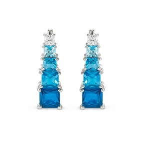 Nomination Daytonight Earrings with Cubic Zirconia, Sterling Silver