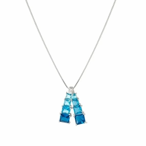 Nomination Daytonight Necklace, Cubic Zirconia, Sterling Silver