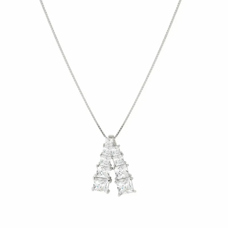 Nomination Daytonight Necklace, Cubic Zirconia, Sterling Silver