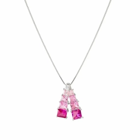 Nomination Daytonight Necklace, Cubic Zirconia, Sterling Silver