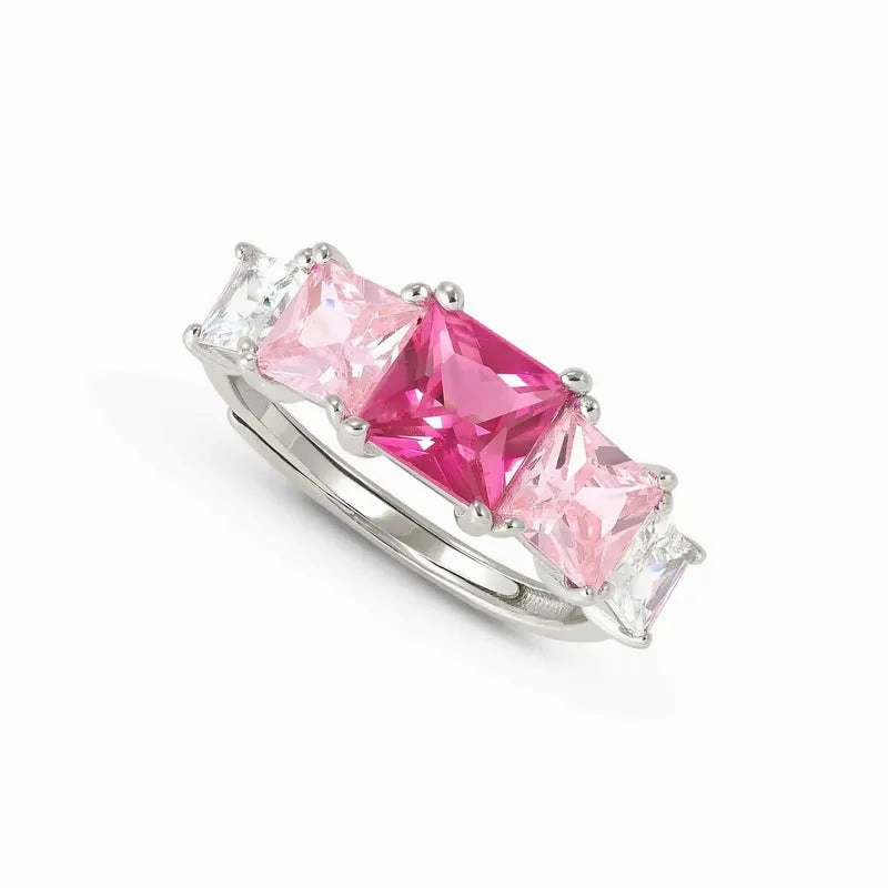 Nomination Daytonight Ring, Cubic Zirconia, Sterling Silver