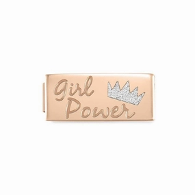 Nomination Double Composable Glam Link, Girl Power Glitter