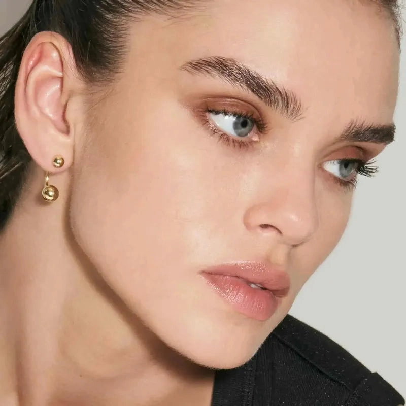Nomination Fashion Era Earrings with 2 Spheres, PVD Yellow Gold