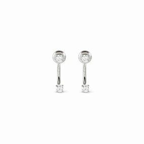 Nomination Fashion Era Earrings with Cubic Zirconia, Sterling Silver