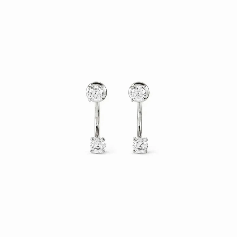 Nomination Fashion Era Large Earrings with Cubic Zirconia, Sterling Silver