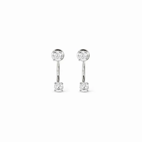 Nomination Fashion Era Large Earrings with Cubic Zirconia, Sterling Silver
