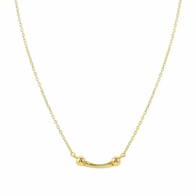 Nomination Fashion Era Necklace with Bar, PVD Yellow Gold