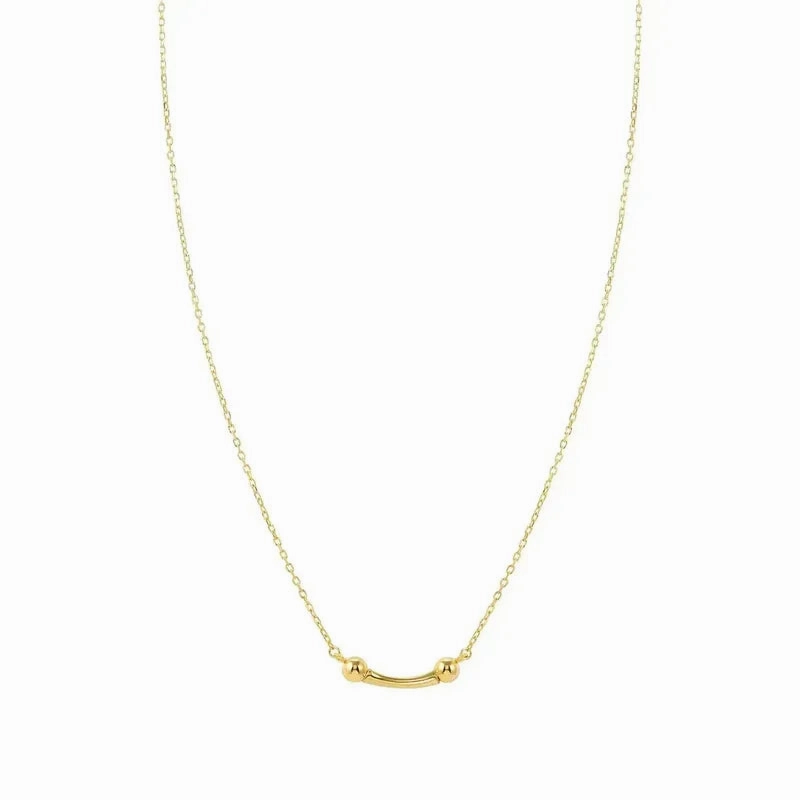 Nomination Fashion Era Necklace with Bar, PVD Yellow Gold
