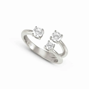 Nomination Fashion Era Ring with Cubic Zirconia, Sterling Silver