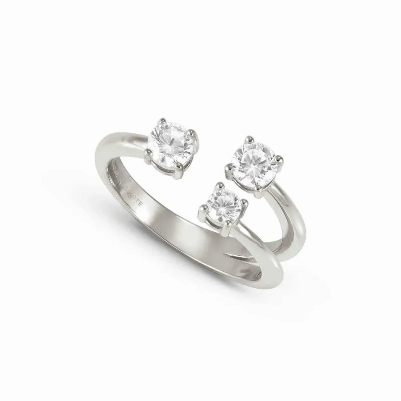 Nomination Fashion Era Ring with Cubic Zirconia, Sterling Silver