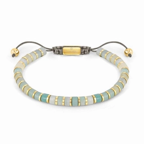 Nomination Instinct Style Bracelet, Amazonite Stone, Stainless Steel