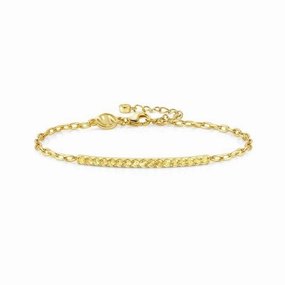 Nomination Lovelight Bracelet, White Cubic Zirconia, 18K Gold