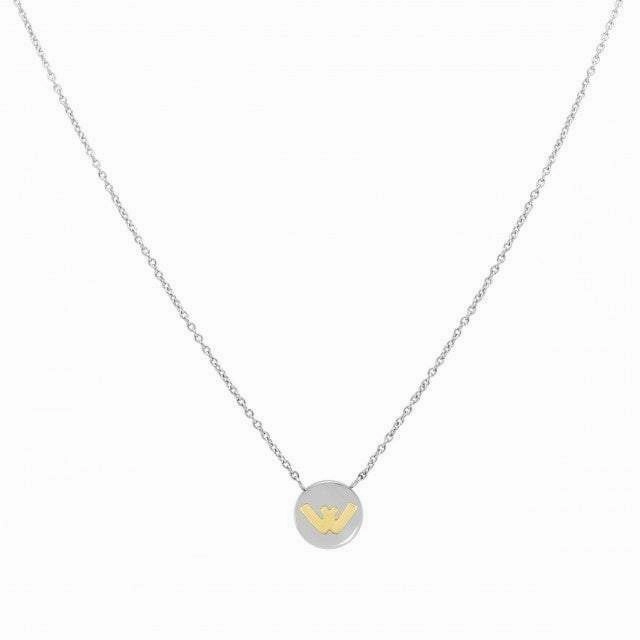 Nomination My Bon Bon Necklace Letter W, 24K Gold