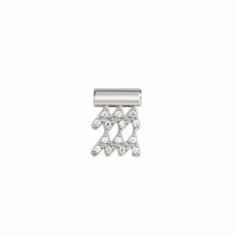Nomination SeiMia Charm, Aquarius, Cubic Zirconia, Silver