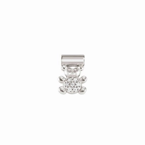 Nomination SeiMia Charm, Bear, Cubic Zirconia, Silver