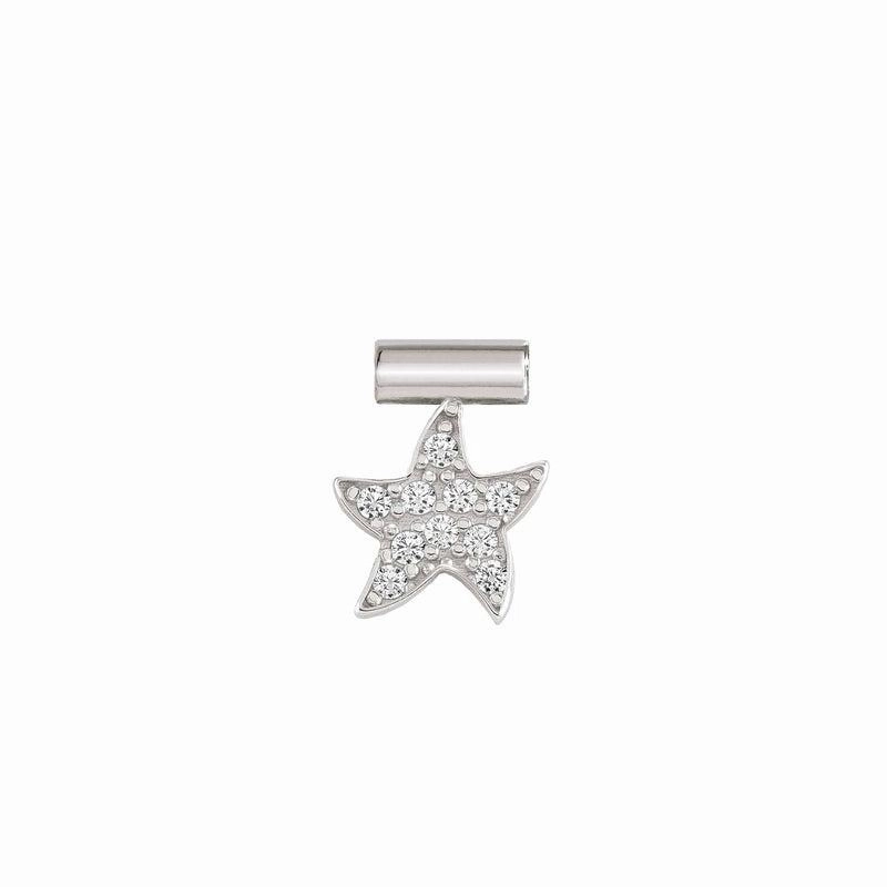 Nomination SeiMia Charm, Starfish, Cubic Zirconia, Silver