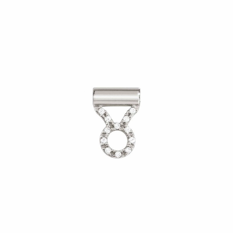 Nomination SeiMia Charm, Taurus, Cubic Zirconia, Silver