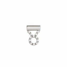 Nomination SeiMia Charm, Taurus, Cubic Zirconia, Silver