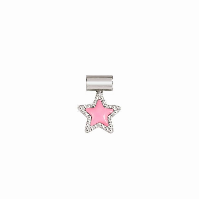 Nomination SeiMia Pendant, Fuchsia Star, Silver & Enamel