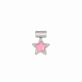Nomination SeiMia Pendant, Fuchsia Star, Silver & Enamel